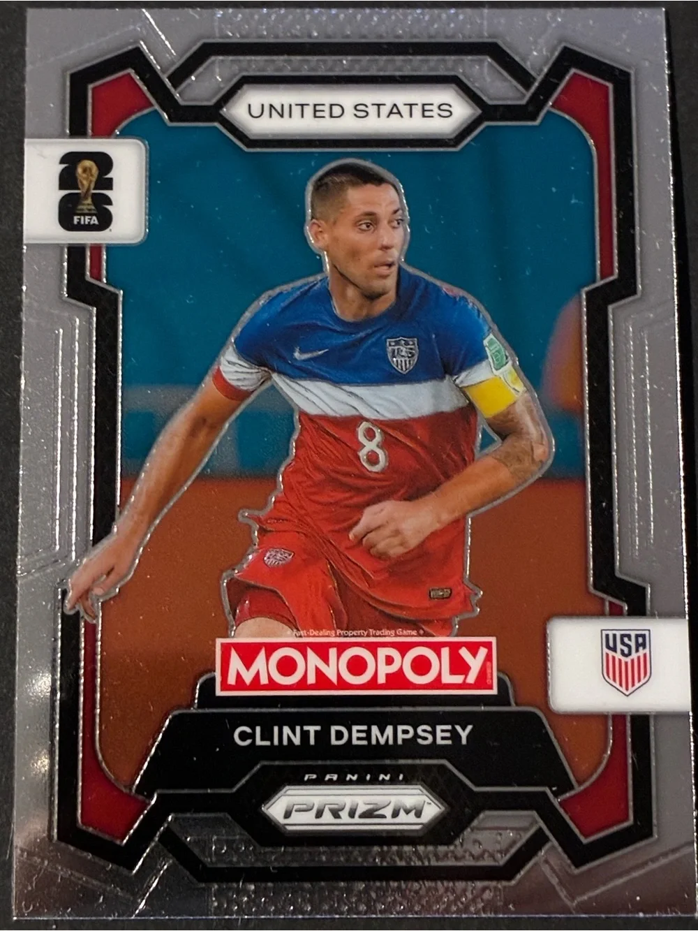 2026 Panini Prizm Monopoly FIFA World Cup USMNT #51 Clint Dempsey Base Card